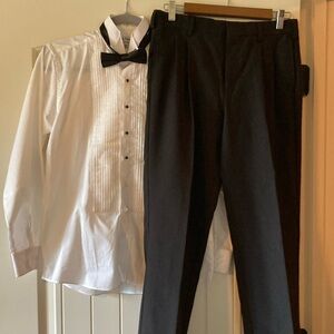 Kids Black and White Formal Set